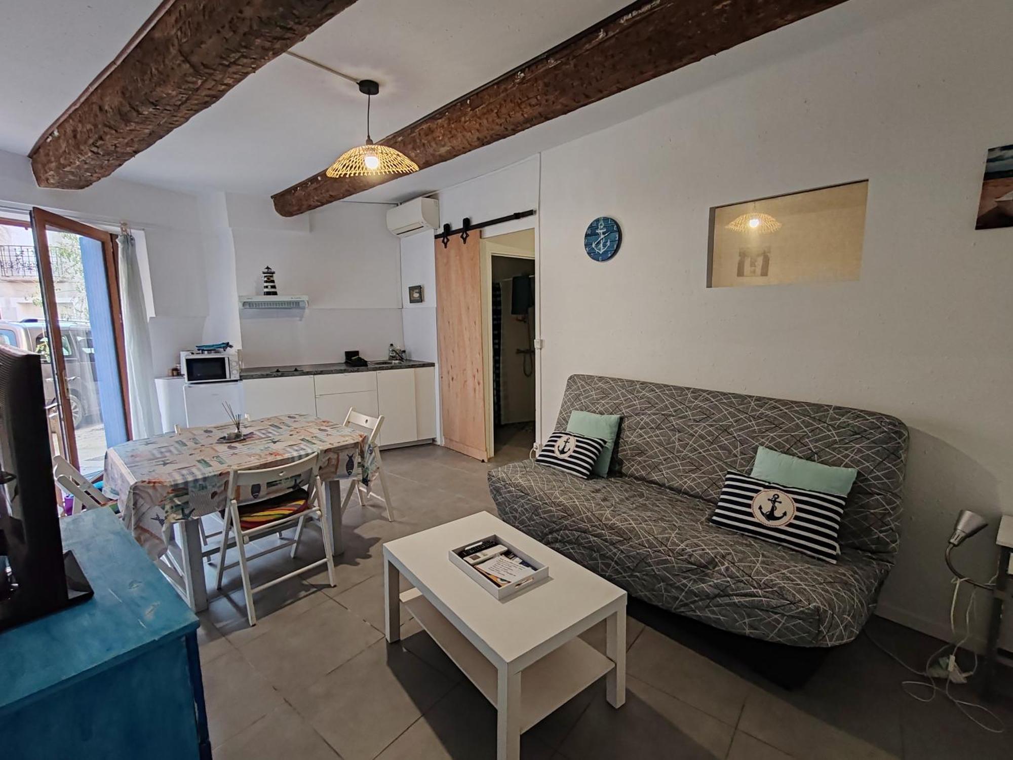 Joli T2 Ambiance Nautique Climatise Et Bien Situe Apartment Marseillan  Bagian luar foto
